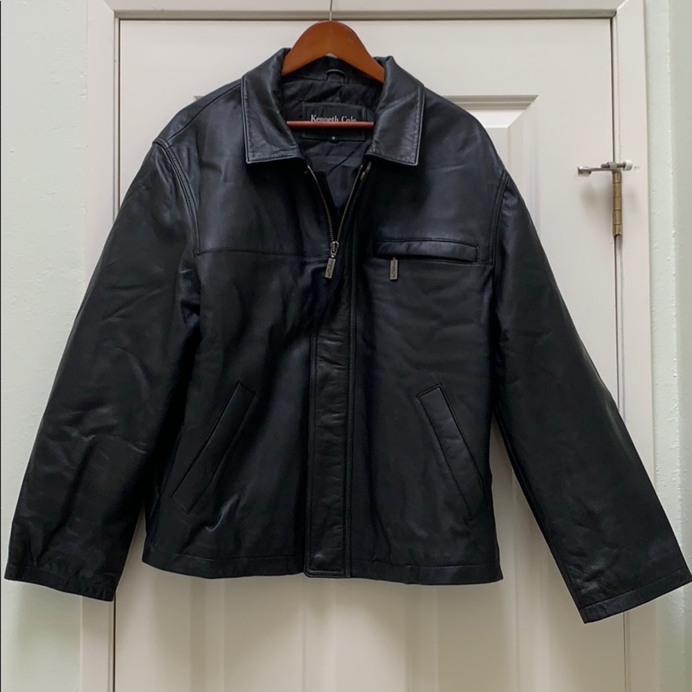 Like new Kenneth Cole leather jacket